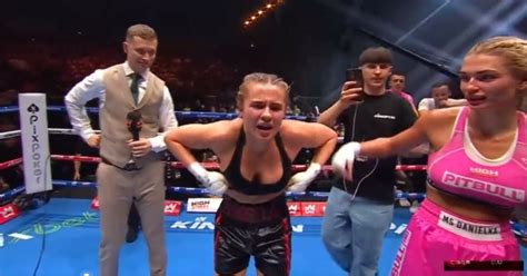 boxing girl flash|Boxer Daniella Hemsley Flashes After Defeating Aleksandra。